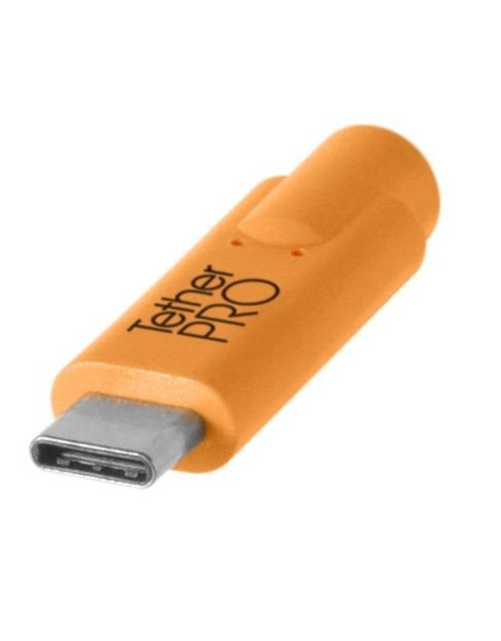 Tether Tools Tether Tools TetherPro USB-C to USB Female Adapter (extender), 15' (4.6m), High-Visibility Orange