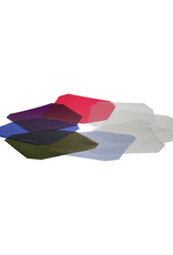 Hensel Colour and Diffusion Filter Set for 9" reflector, heat  resistant, Set of 6 Colour / 4 Diffusion Filter