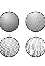 Hensel Hensel Honeycomb Grid Set:  4 pcs., round, No. 1, 2, 3 and 4 for 9" reflector
