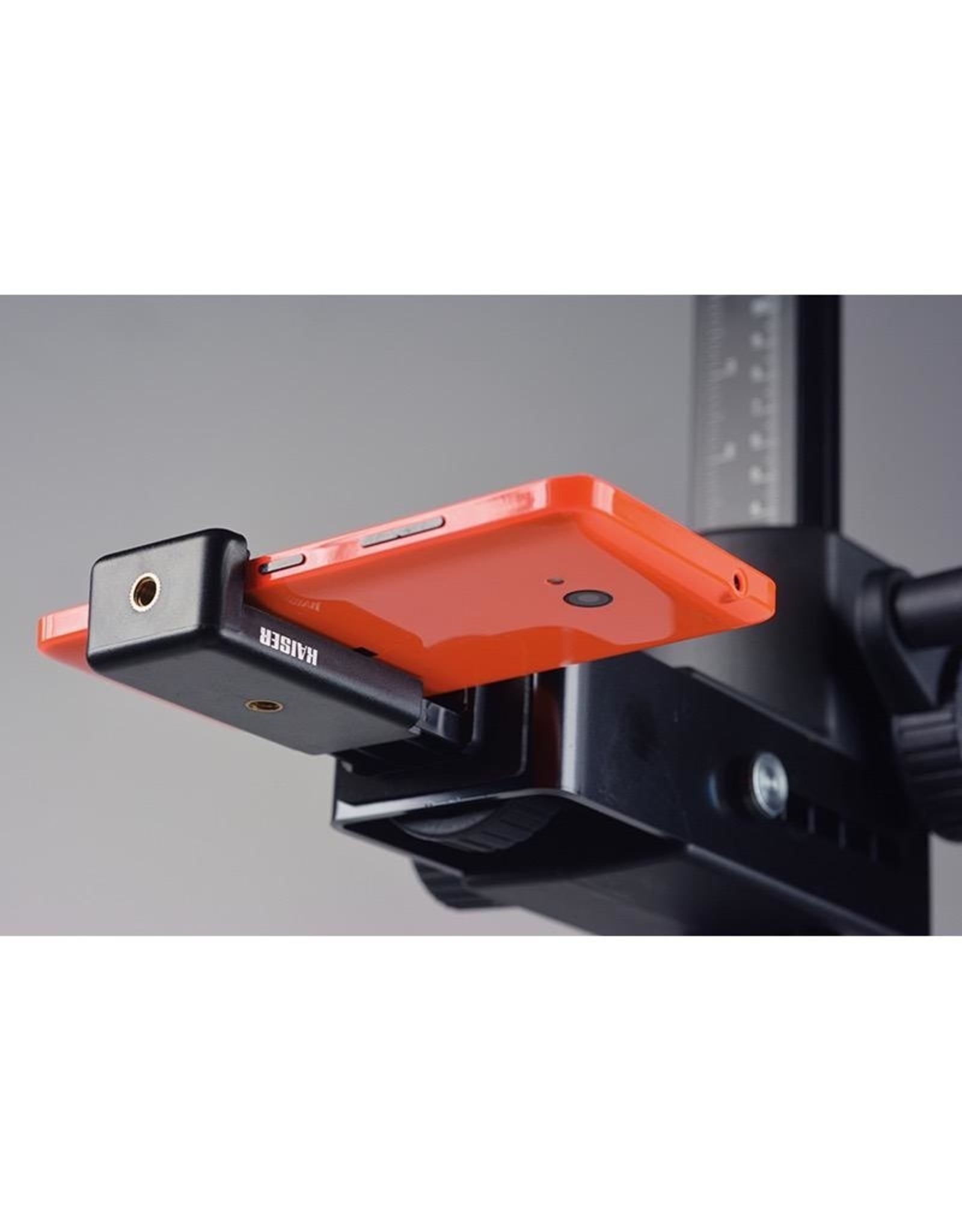 Kaiser Kaiser Smartphone Holder, Clamp span 56-85 mm (2.2 - 3.5 in.), with two tripod threads 1/4"