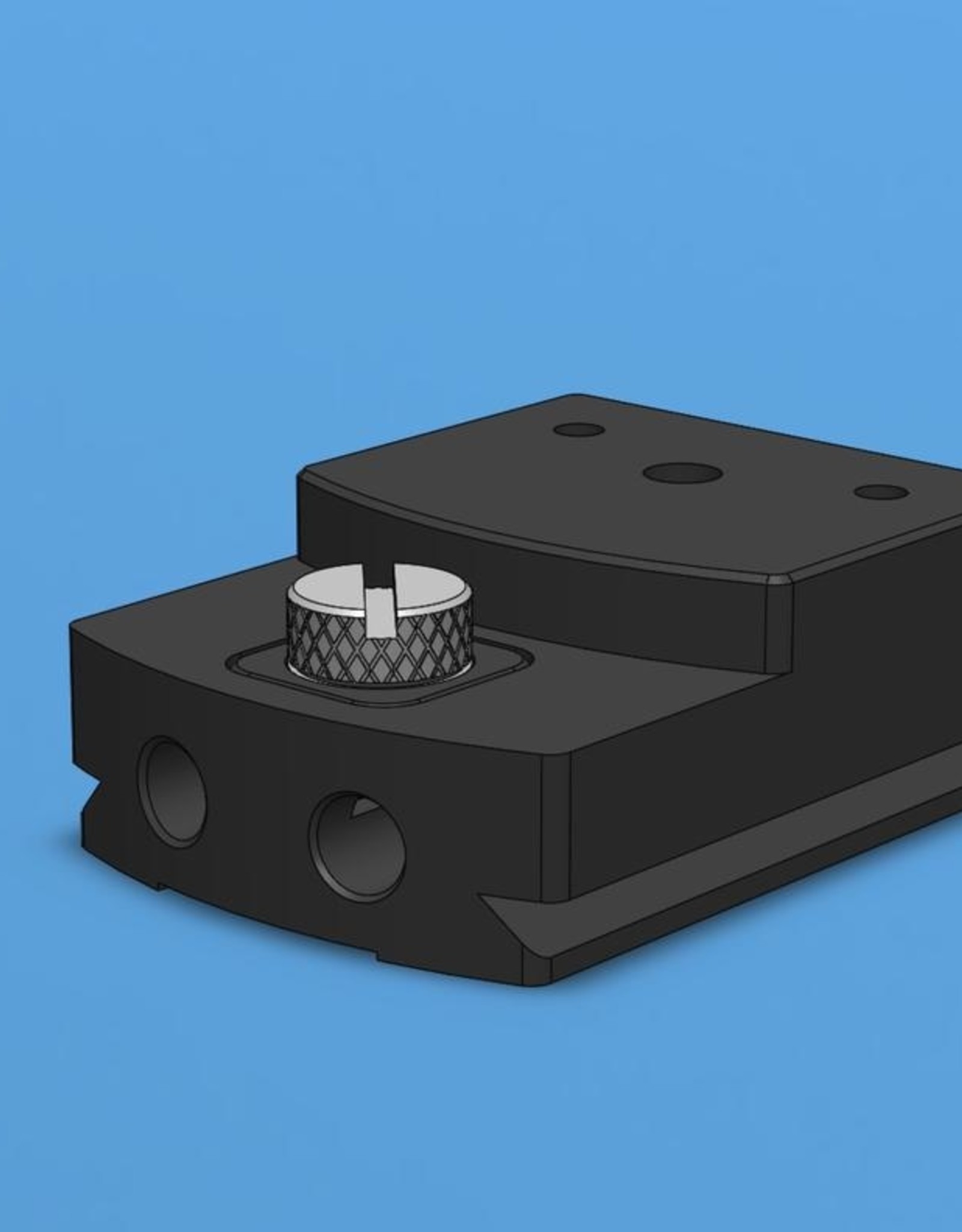 Dovetail Compendium Mount for XT with thumb screw for tightening/locking.