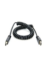Atomos coiled Mini to Full HDMI cable in 50cm/19” length. Fits IQ4 150.  *ON SALE NOW