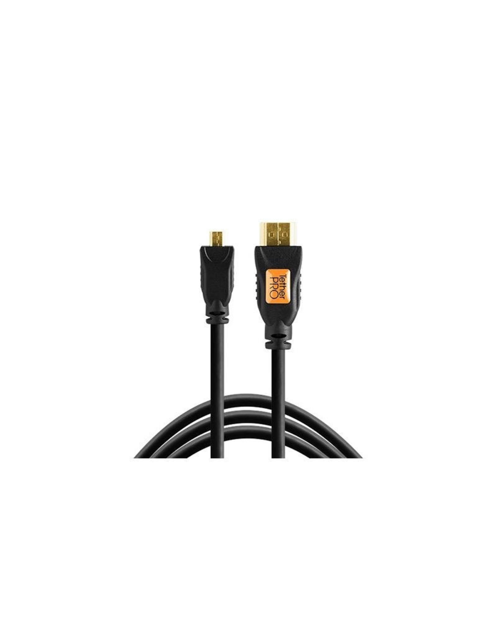 Tether Tools Tether Tools TetherPro HDMI Micro to HDMI, 15' (4.6m), Black