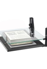 Kaiser Kaiser Book Holder for books up to 44 x 41 cm (17.3 x 16.1”), glass plate, height adjustable up to 145mm (5,7”)
