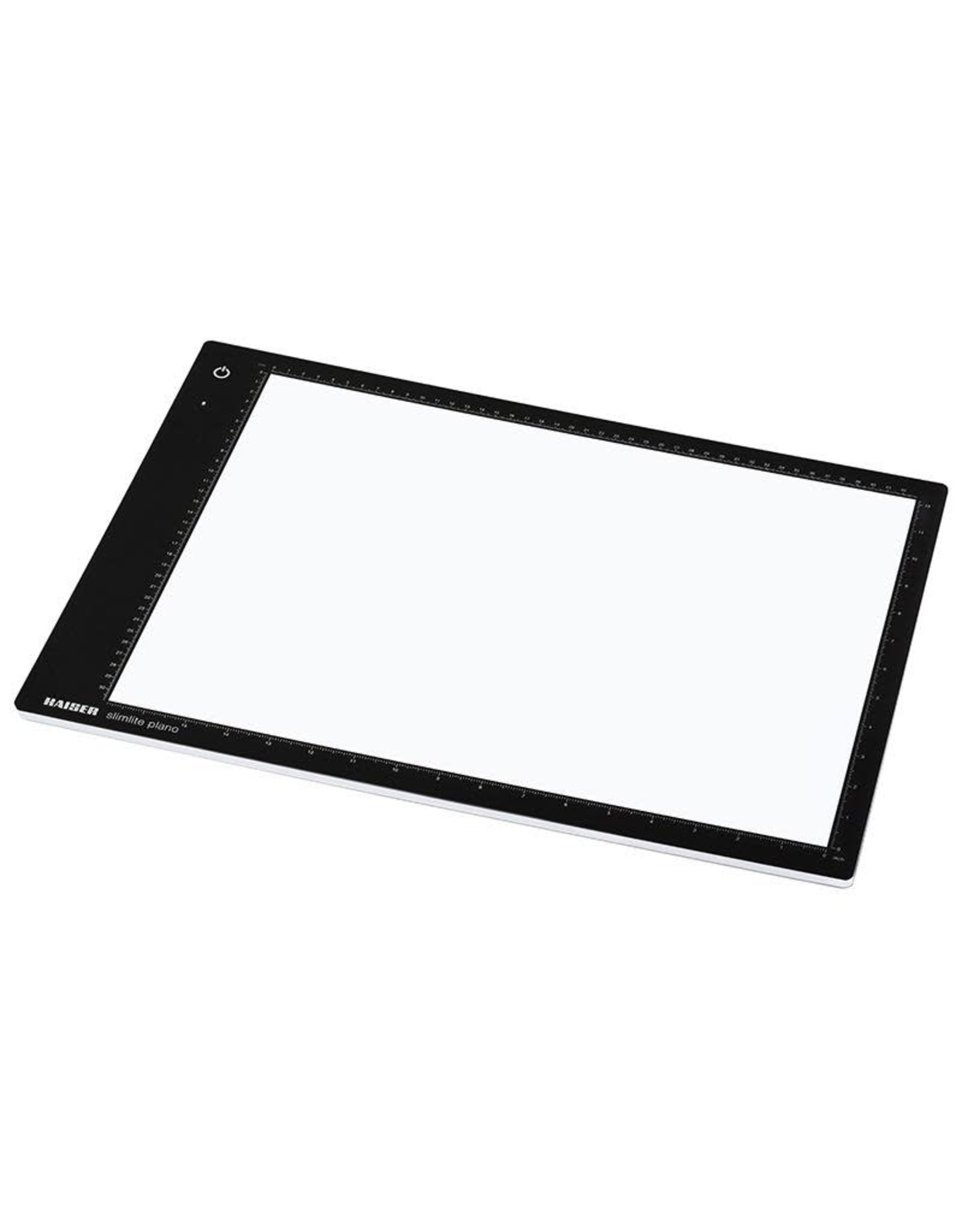 Kaiser Slimlite Plano LED Lightbox 5000 K,  dimmable, mains or battery operation, incl. mains adapter / charger