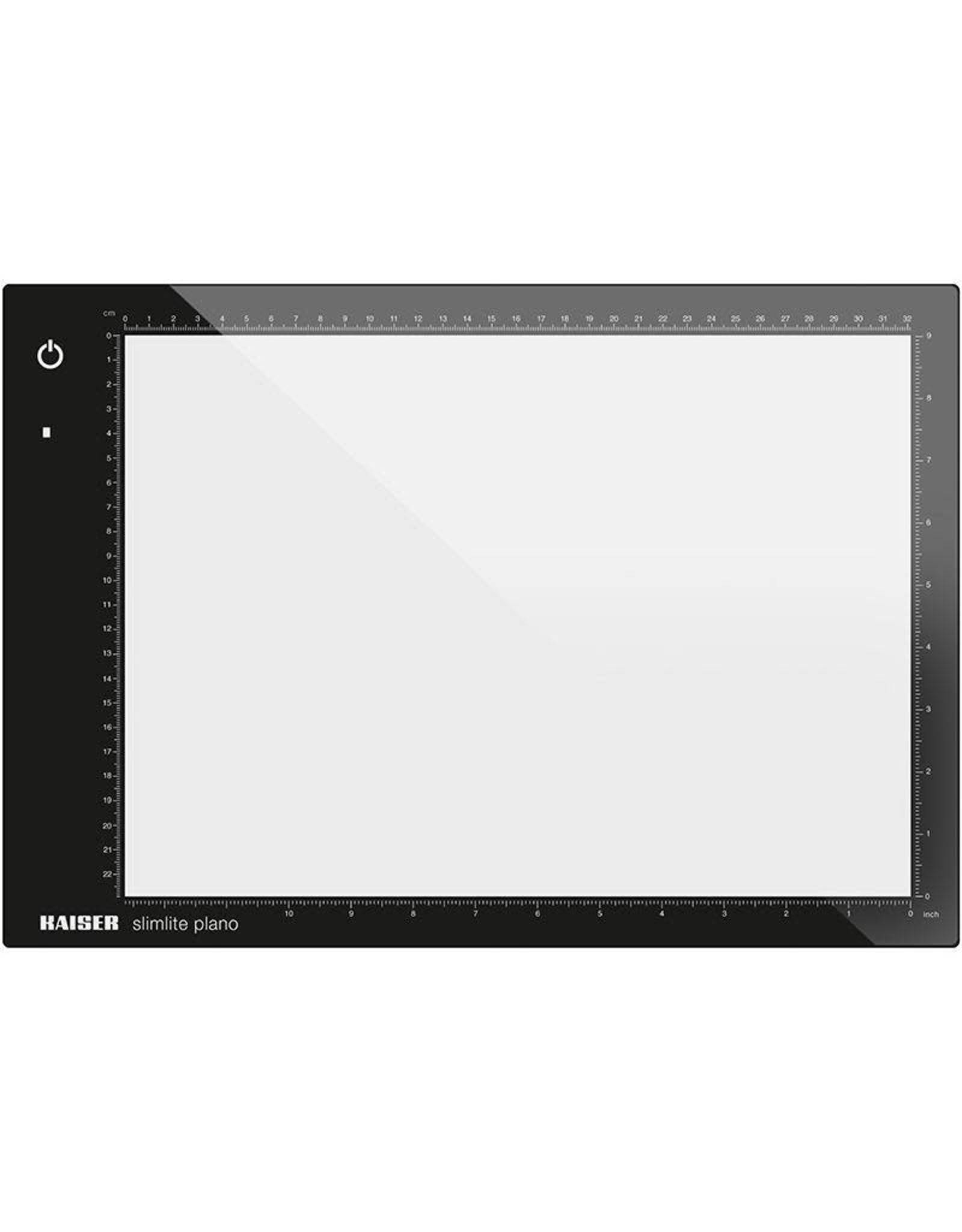 Kaiser Slimlite Plano LED Lightbox 5000 K,  dimmable, mains or battery operation, incl. mains adapter / charger