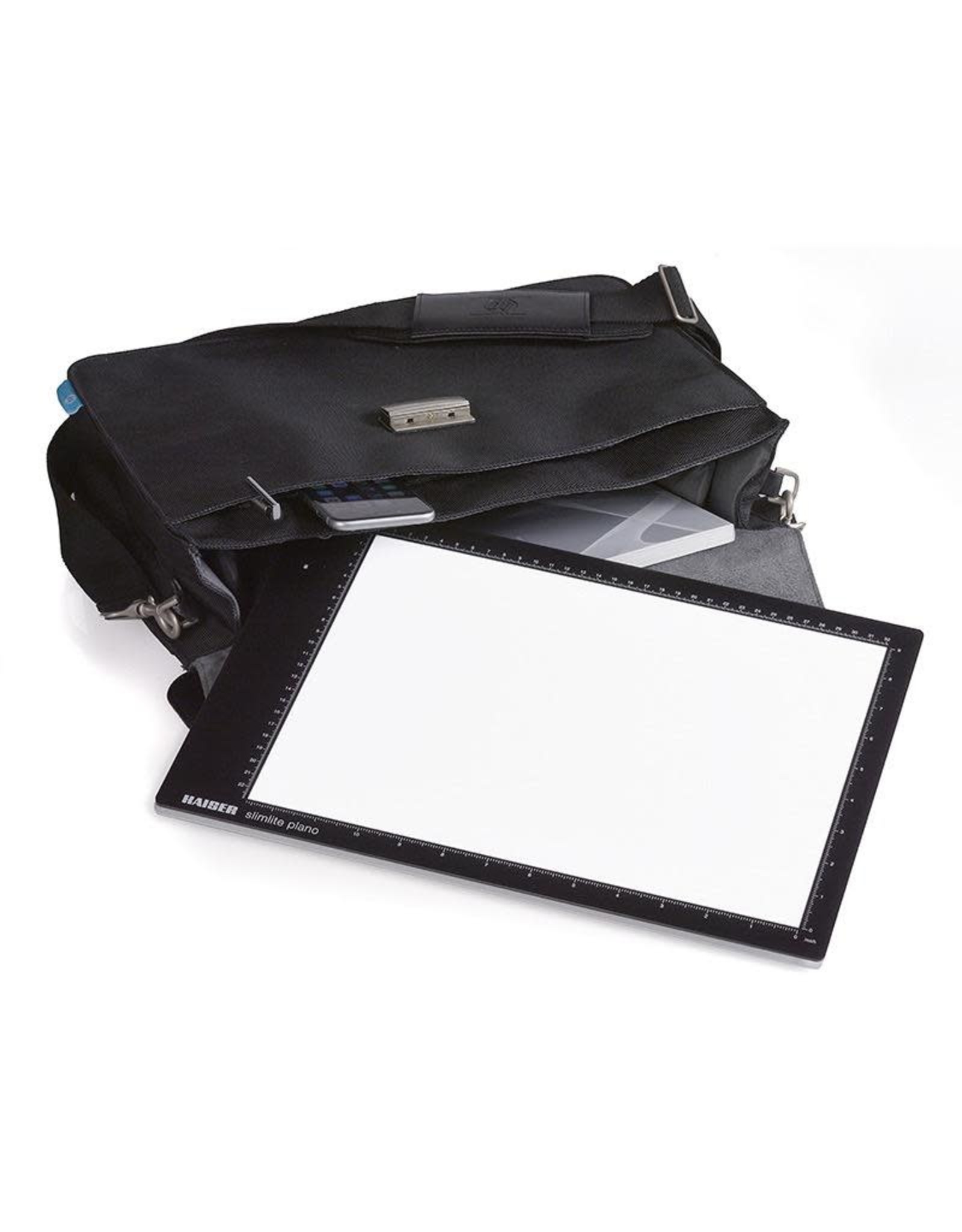 Kaiser Slimlite Plano LED Lightbox 5000 K,  dimmable, mains or battery operation, incl. mains adapter / charger