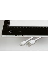 Kaiser Slimlite Plano LED Lightbox 5000 K,  dimmable, mains or battery operation, incl. mains adapter / charger