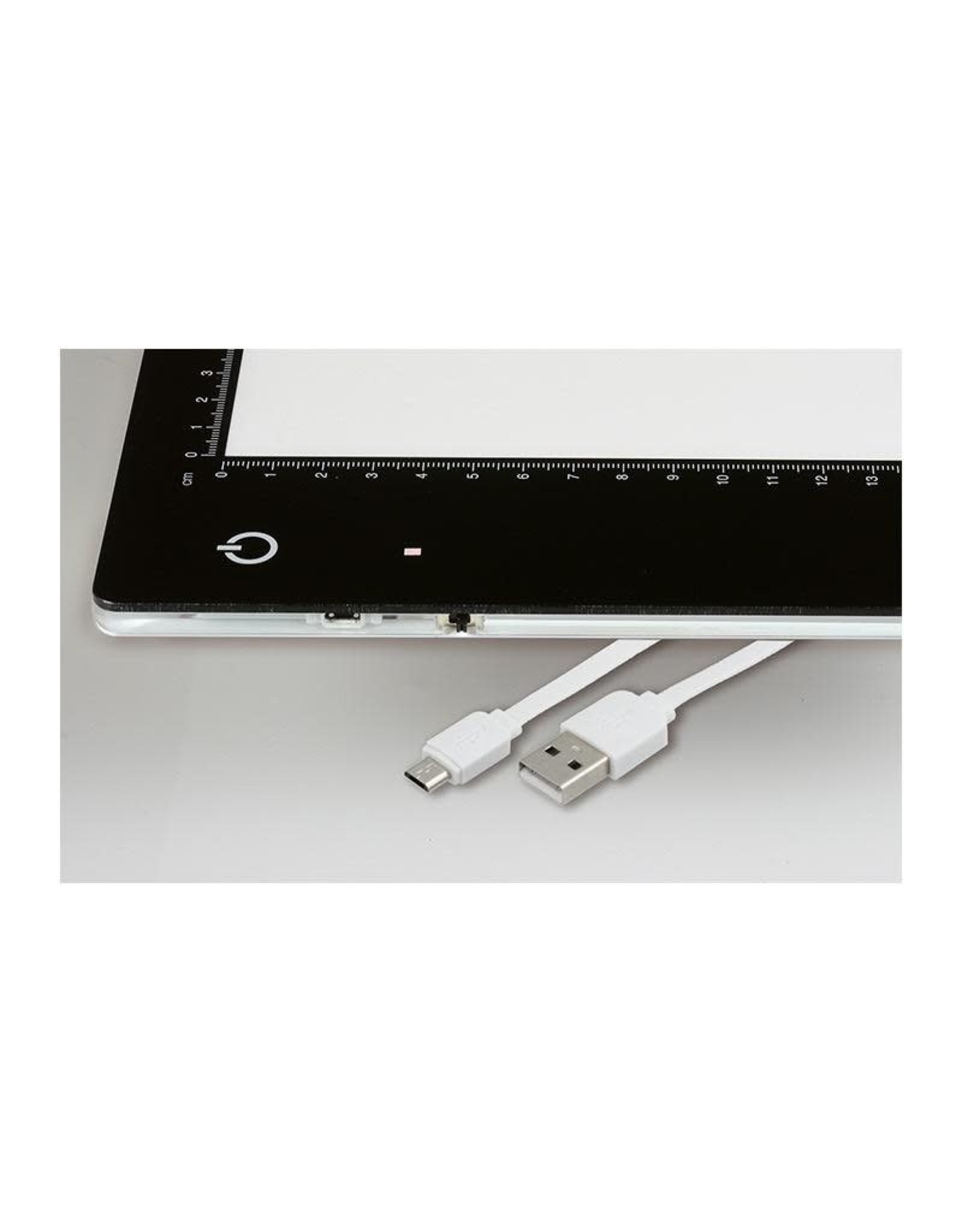 Kaiser Slimlite Plano LED Lightbox 5000 K,  dimmable, mains or battery operation, incl. mains adapter / charger