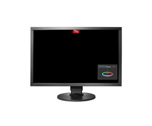 Eizo Coloredge Series Cg24 Bk Bundled With Hood Slim Frame Design 24 Wide Screen k Digital