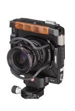 Cambo WRS-1600 Wide RS-Body Rotating, with double rear shift (20/20 - 20/20 mm).  Includes softcase, 1 palissander handgrip, cable release, 3 spirit levels, Arca mounting base  and LED light