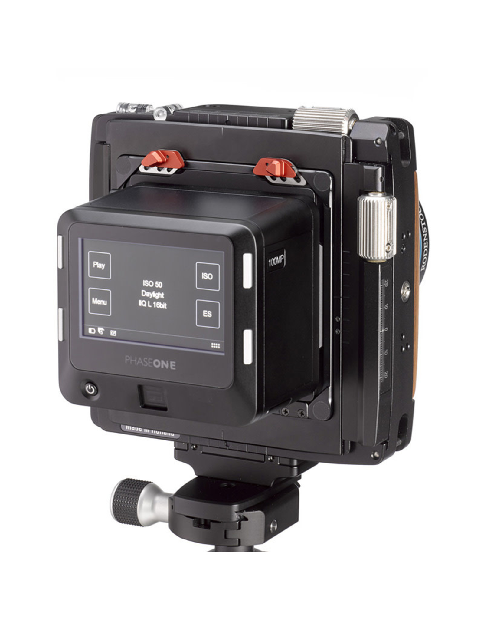 Cambo WRS-1600 Wide RS-Body Rotating, with double rear shift (20/20 - 20/20 mm).  Includes softcase, 1 palissander handgrip, cable release, 3 spirit levels, Arca mounting base  and LED light