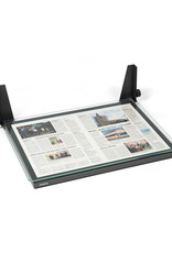 Kaiser Kaiser Book Holder 69/50 AR, with anti-reflective coating, pressure plate for exact positioning, solid base plate with non-slip coating, and pre-formed foam of various thickness. For formats up to 69cm x 50cm (27.2” x 19.7”)