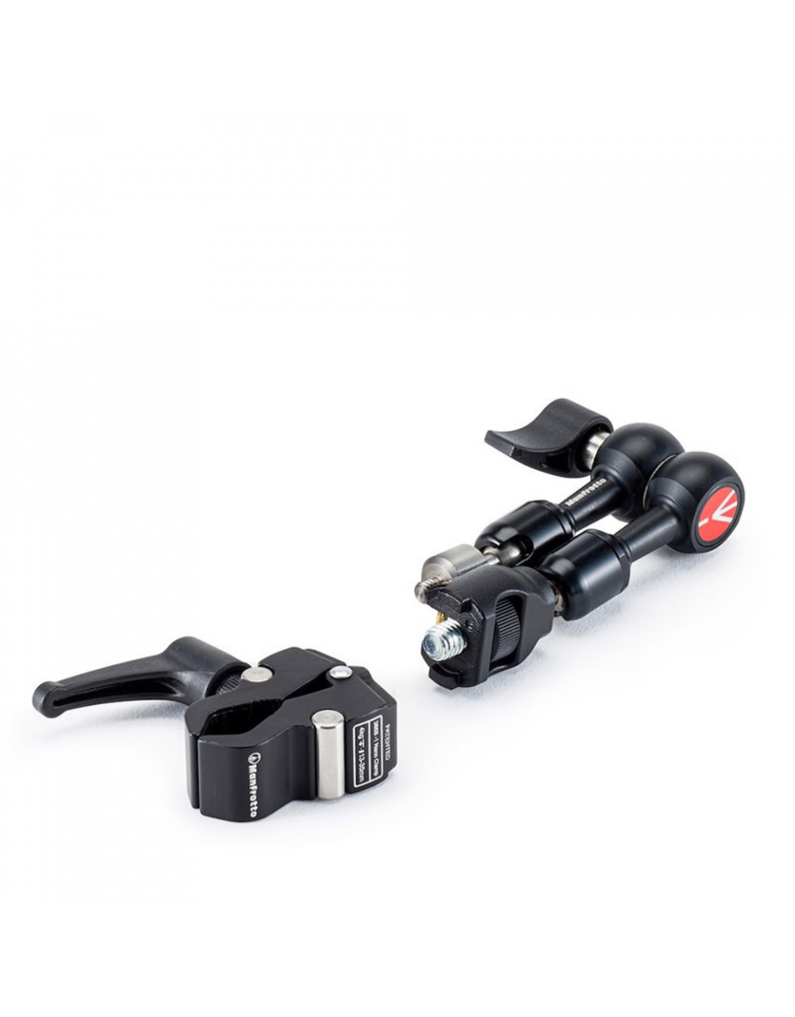 Manfrotto 244MICROKIT MICRO FRICTION ARM KIT w/ ANTI-ROTATION & 1/4" ATTACHMENTS + 386B NANO CLAMP