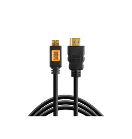 Tether Tools TetherPro HDMI Mini to HDMI, 15' (4.6m), Black *EOL *ON SALE NOW