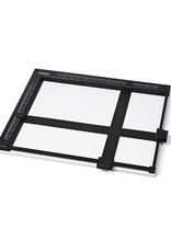 Kaiser Masking Frame, with metal base and dull white surface. 24 x 30 cm (9.4 x 11.8")