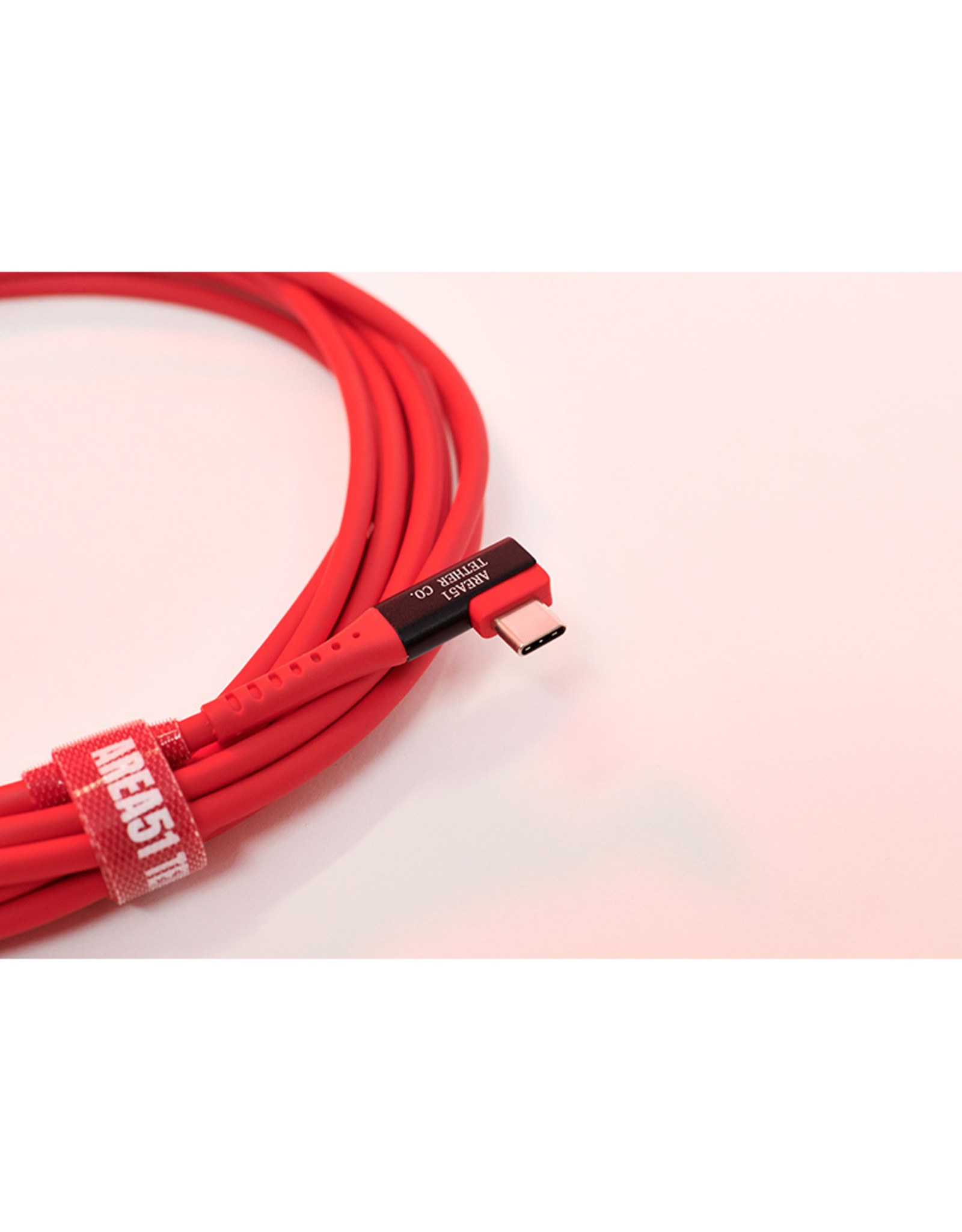 Area51 Area51 Tether Co.  Groom Lake Pro+ USB-C Right Angle to USB-C Tether Cable  4.5m (15')