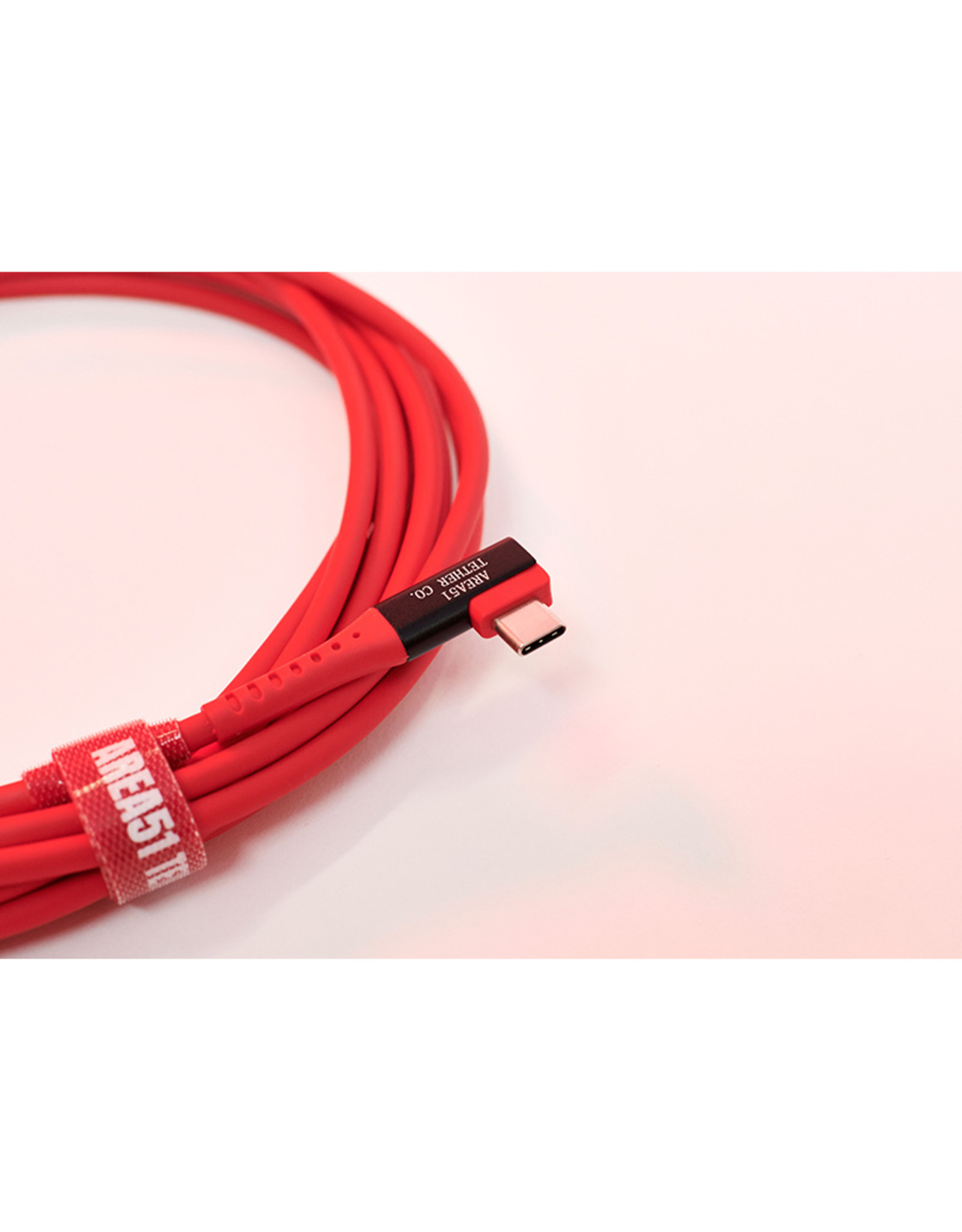 Area51 Tether Co. TM200 Groom Lake Pro+ USB-C Right Angle to USB-C Tether Cable  4.5m (15')