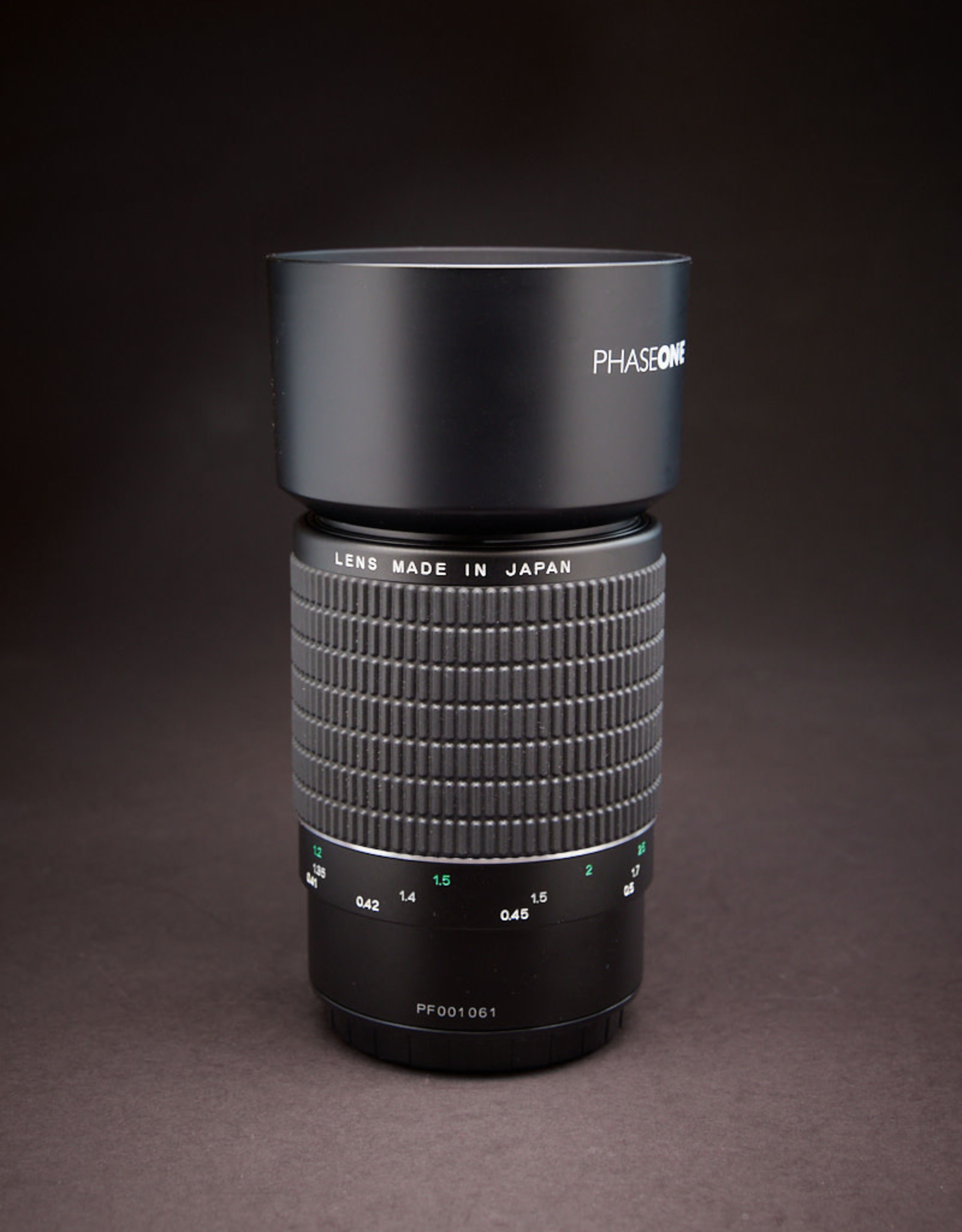 Phase One USED - Phase One 120mm F4 Macro Manual Focus Lens with hood and caps. Condition 8.5