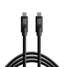 Tether Tools TetherPro USB-C to USB-C, 15' (4.6m), Black