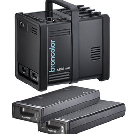 Broncolor Satos 1600 Kit with power supply and battery
