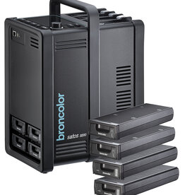 Broncolor Satos 3200 Kit with power supply and battery