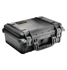 Pelican Medium Case 1450 (Black) with Padded dividers.