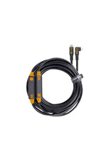 Tether Tools Tether Tools TetherPro USB-C to USB-C, 31', Straight to Right - Black
