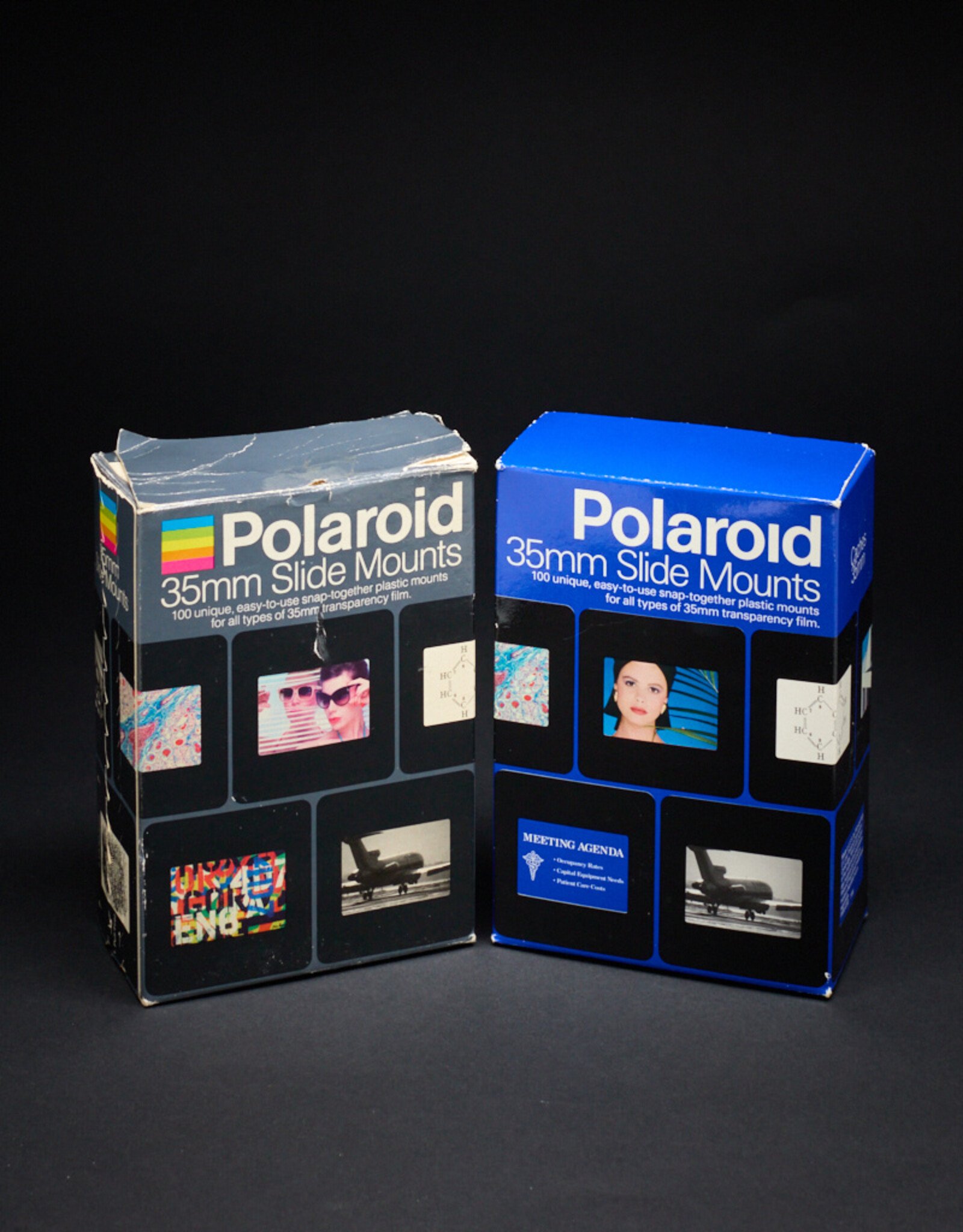 Flea Market - Polaroid 35mm Slide Mounts - 2 Boxes of 100