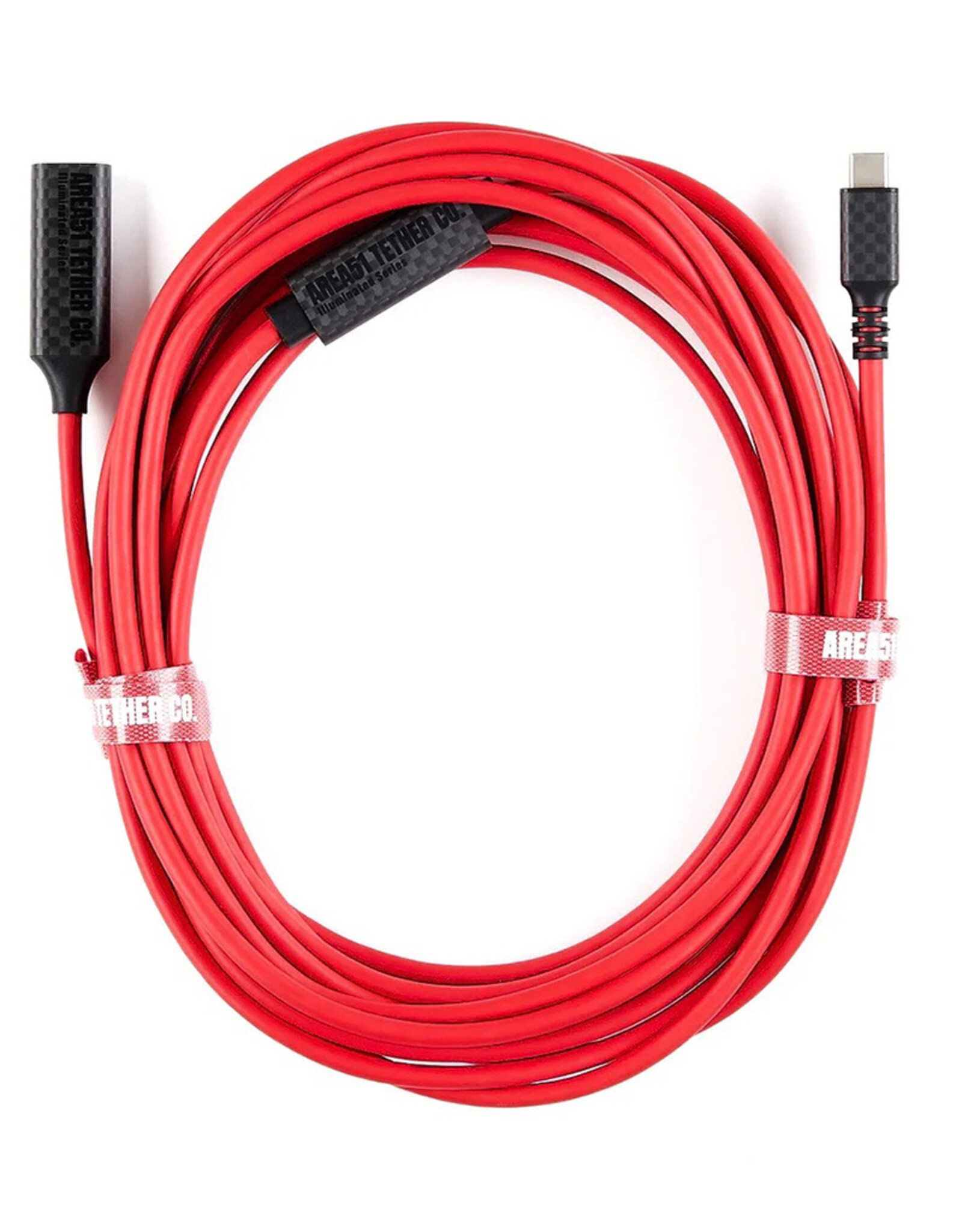 Area51 Area51 Tether Co. Sandia Illumination Series USB-C to USB-C Female Extension Tether Cable  5m/16ft