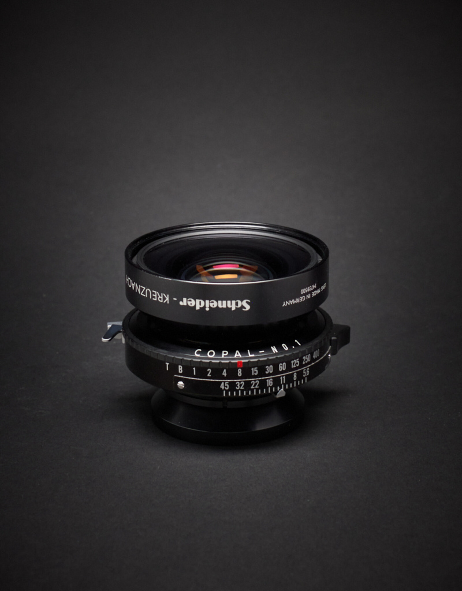USED - Schneider Kreuznach Super-Symmar 110mm XL f5.6 with Caps in Copal #1 Shutter. Condition 7.5