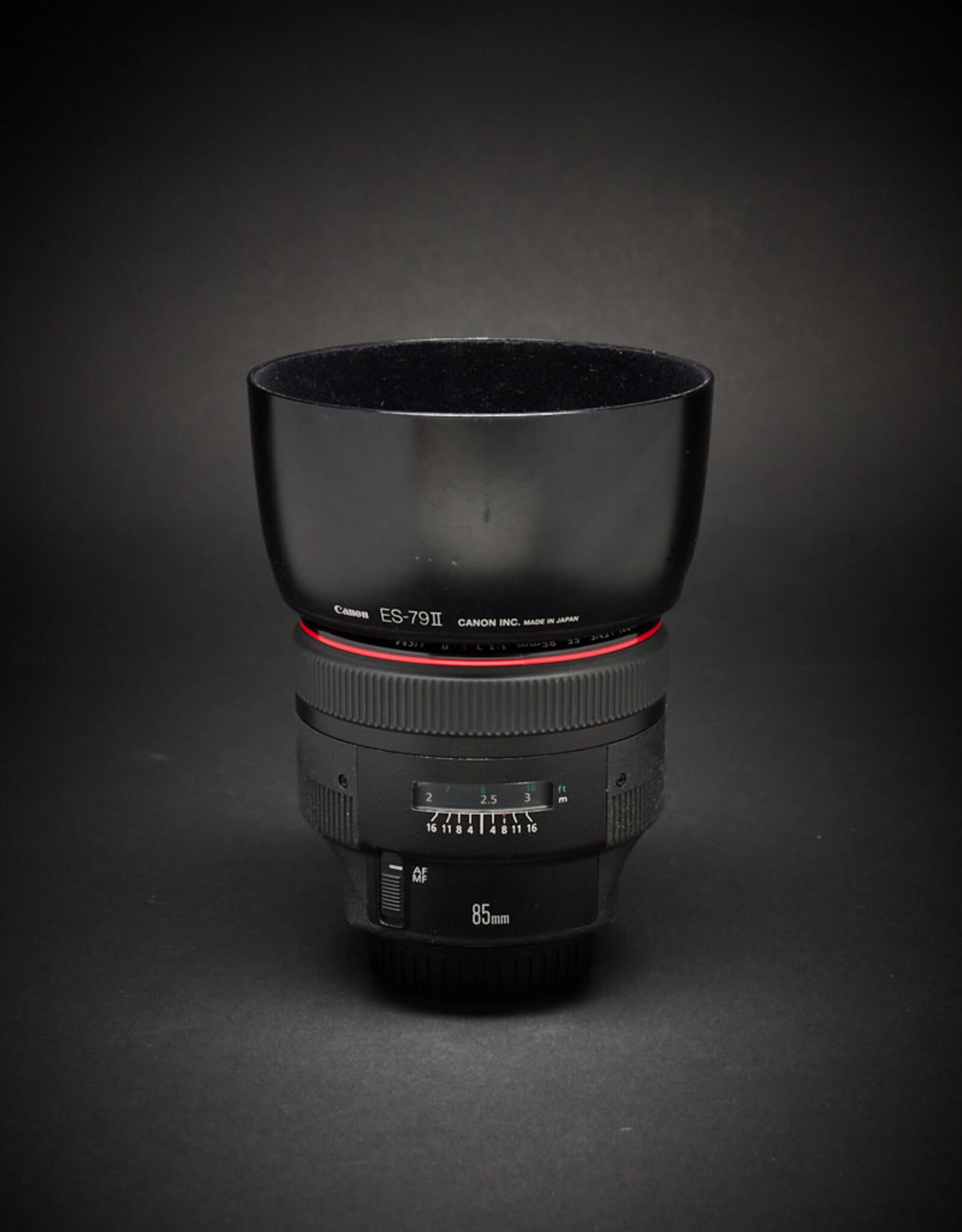 USED Canon Lens - 85mm f/1.2L II USM lens. condition 7.5