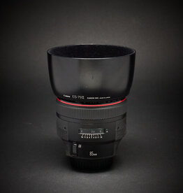 USED Canon Lens - 85mm f/1.2L II USM lens. condition 7.5