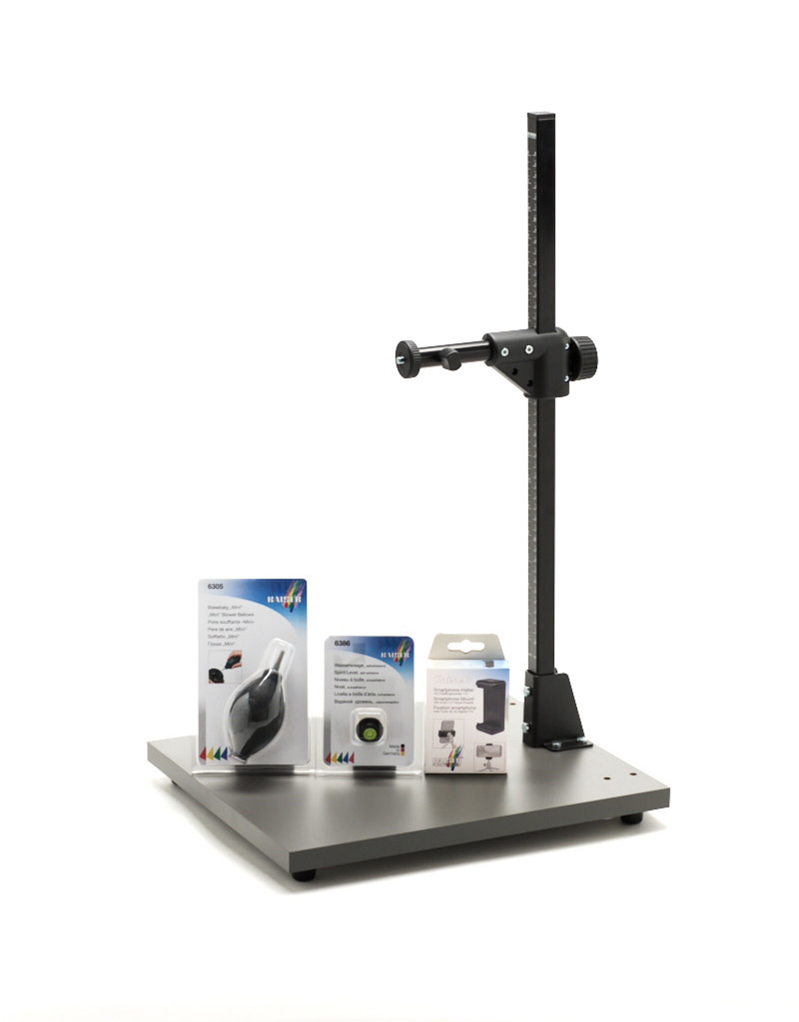 Kaiser B3K Kaiser ReproKid Copy Stand Kit with Smartphone holder, spirit level and blower brush