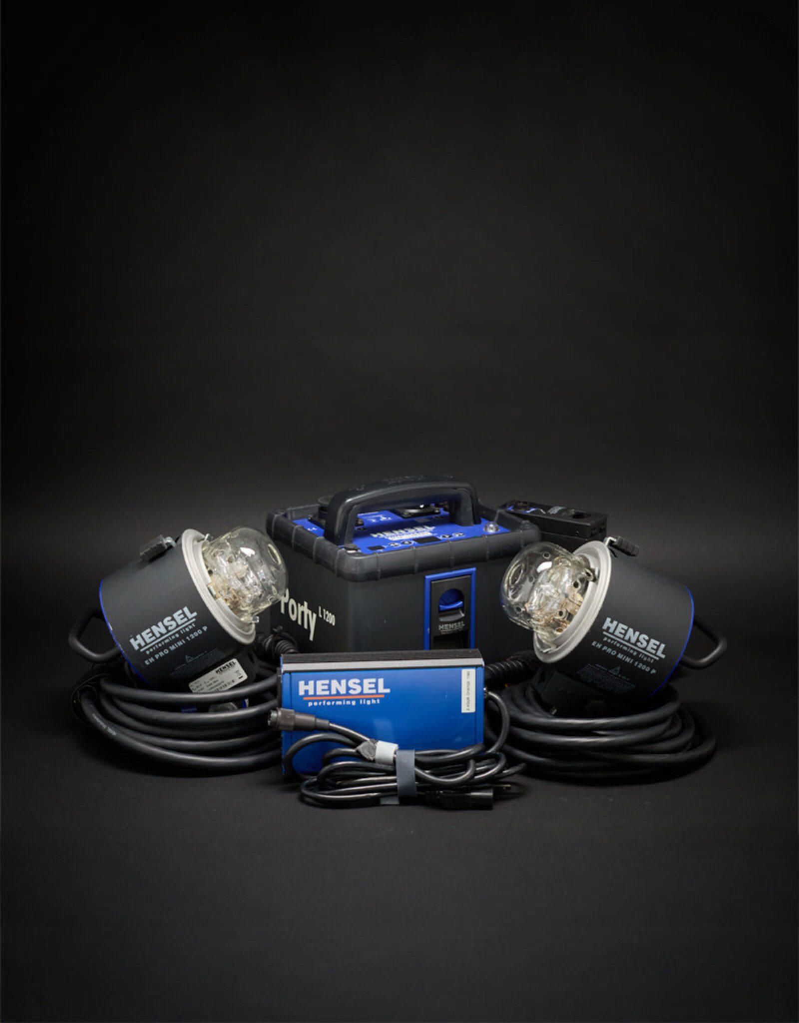 Hensel USED - Hensel Porty L 1200w Duo Head Battery Strobe Kit Condition 8