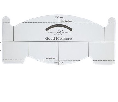 Amanda Murphy Good Measure Amanda Murphy Every Feather Spine Template Quilting Ruler