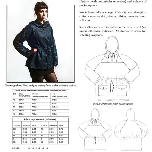 Merchant & Mills Merchant & Mills Landgate Hooded Jacket Pattern