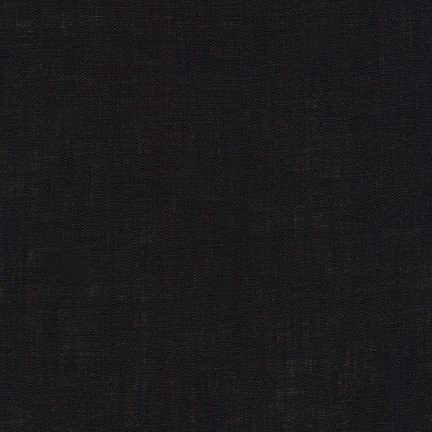 Robert Kaufman Limerick Linen Black