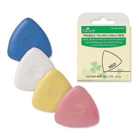 Clover Triangle Chalk Red