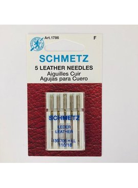 Schmetz Schmetz Leather 5pk sz18/110