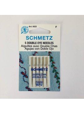 Schmetz Schmetz Double Eye 5pk sz 12/80