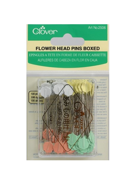 Clover Clover Flower Head Pins Boxed 100ct