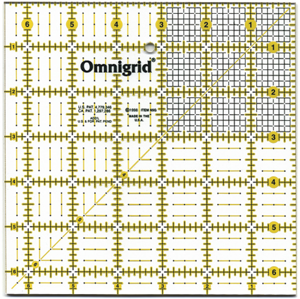 Omnigrid Omnigrid 6.5" Square Ruler