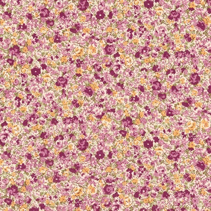 Robert Kaufman Sevenberry Petite Garden Lawn Lilac