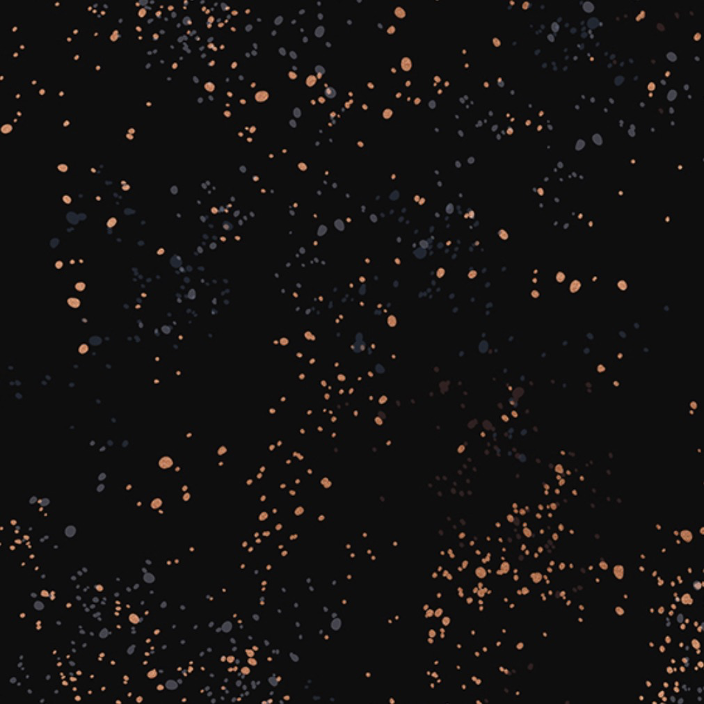 Ruby Star Society Speckled by Rashida Coleman Hale for Ruby Star Metallic Black