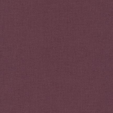 Robert Kaufman Essex Solid Plum