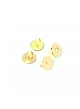 Sallie Tomato 3/4" Magnetic Snap 1 set Gold Finish