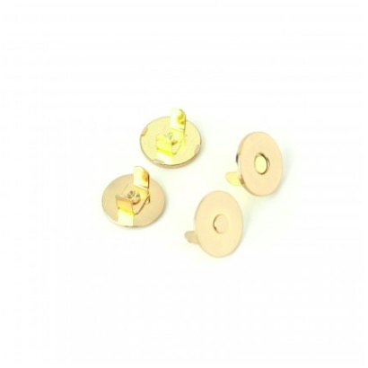 Sallie Tomato 3/4" Magnetic Snap 1 set Gold Finish