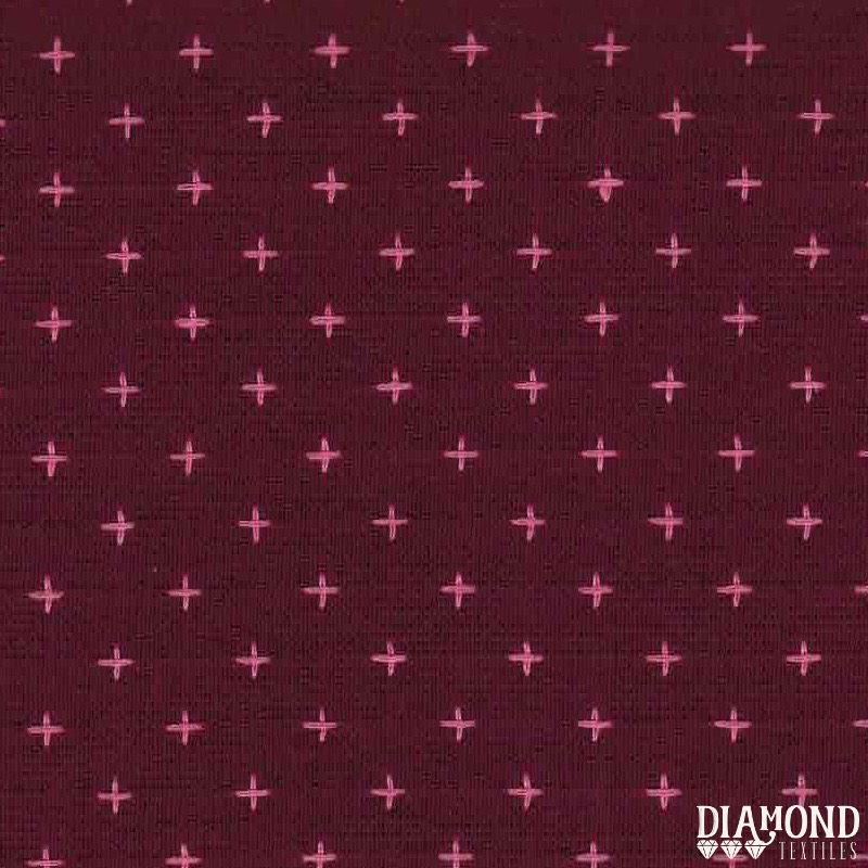 Diamond Textiles Manchester Plum Pink Pluses