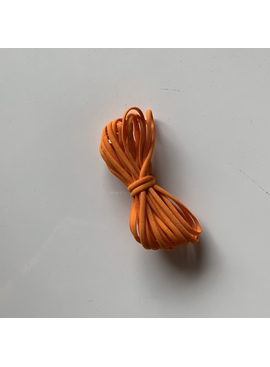 EE Schenck 1/6” Banded Stretch Elastic Orange (5yd Bundle)